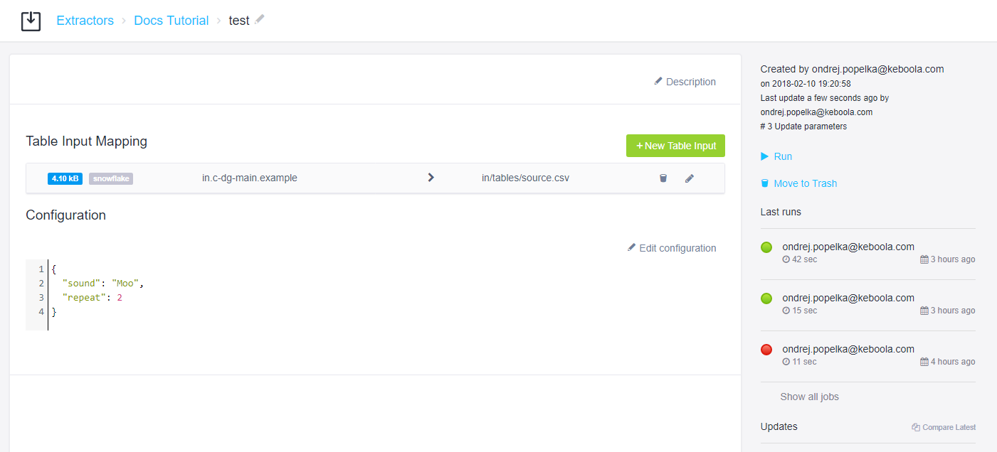 Screenshot -- Configuration Filled